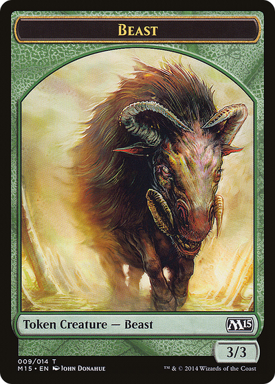 Beast (M15-009) - Magic 2015 Tokens