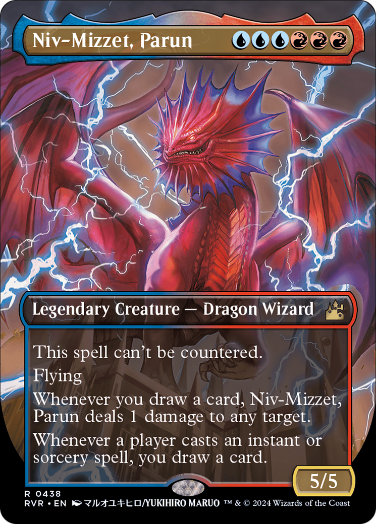Niv-Mizzet, Parun (RVR-438) - Ravnica Remastered (Borderless)
