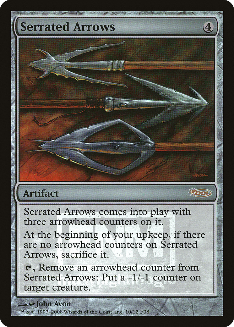 Serrated Arrows (FNM-010) - Friday Night Magic 2008 Foil