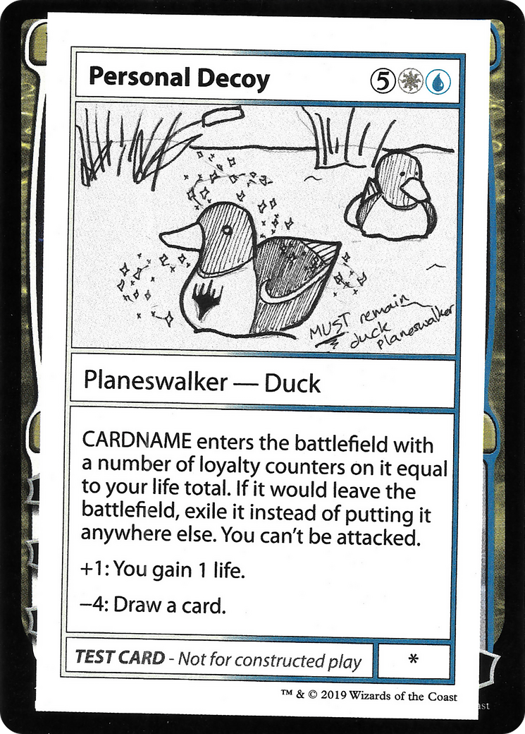 Personal Decoy (CMB1-096) - Mystery Booster Playtest Cards 2021