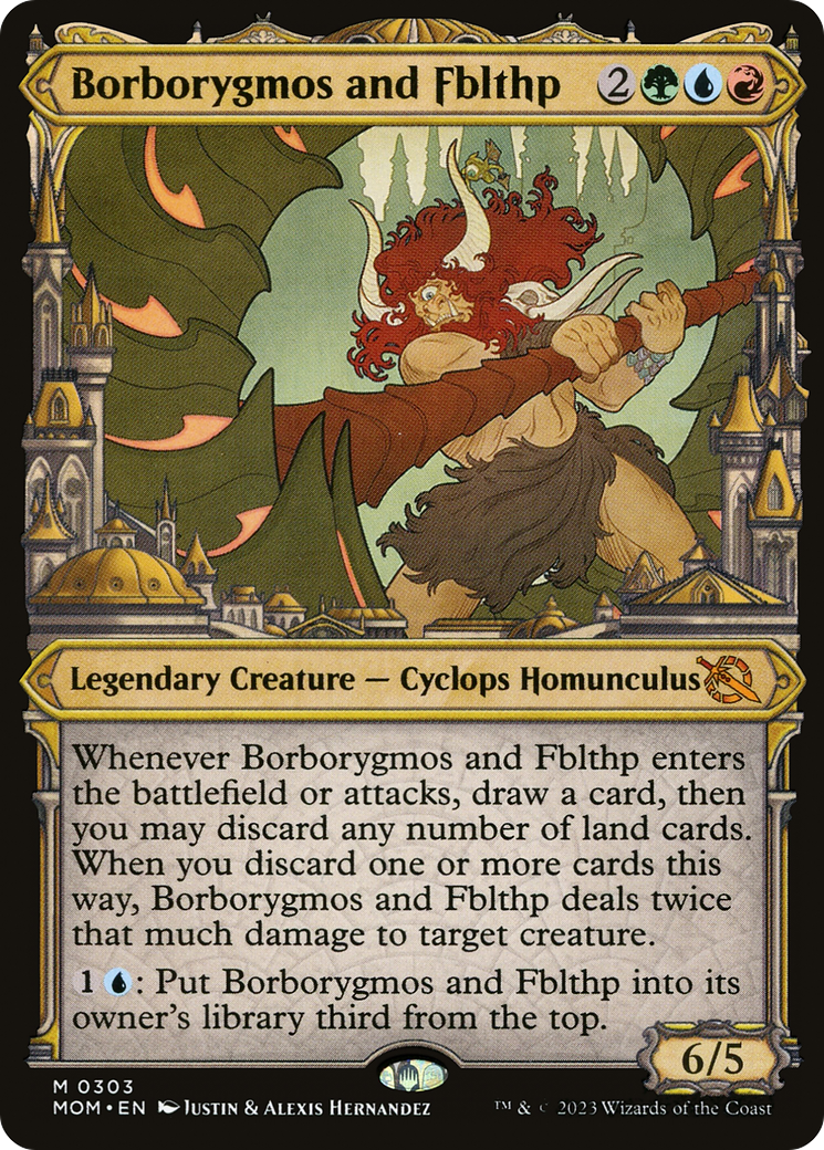 Borborygmos and Fblthp (MOM-303) - March of the Machine: (Showcase) Foil