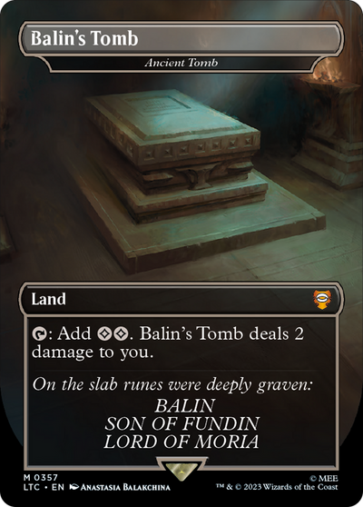Ancient Tomb (LTC-357) - Tales of Middle-earth Commander / Balin's Tomb (Borderless)