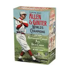 2021 Topps Allen & Ginter World's Champions Baseball Blaster Box