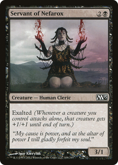 Servant of Nefarox (M13-108) - Magic 2013