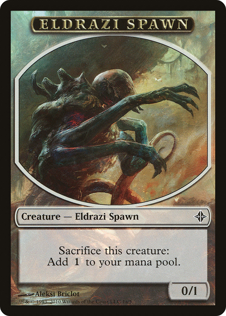 Eldrazi Spawn (ROE-01A) - Rise of the Eldrazi Tokens