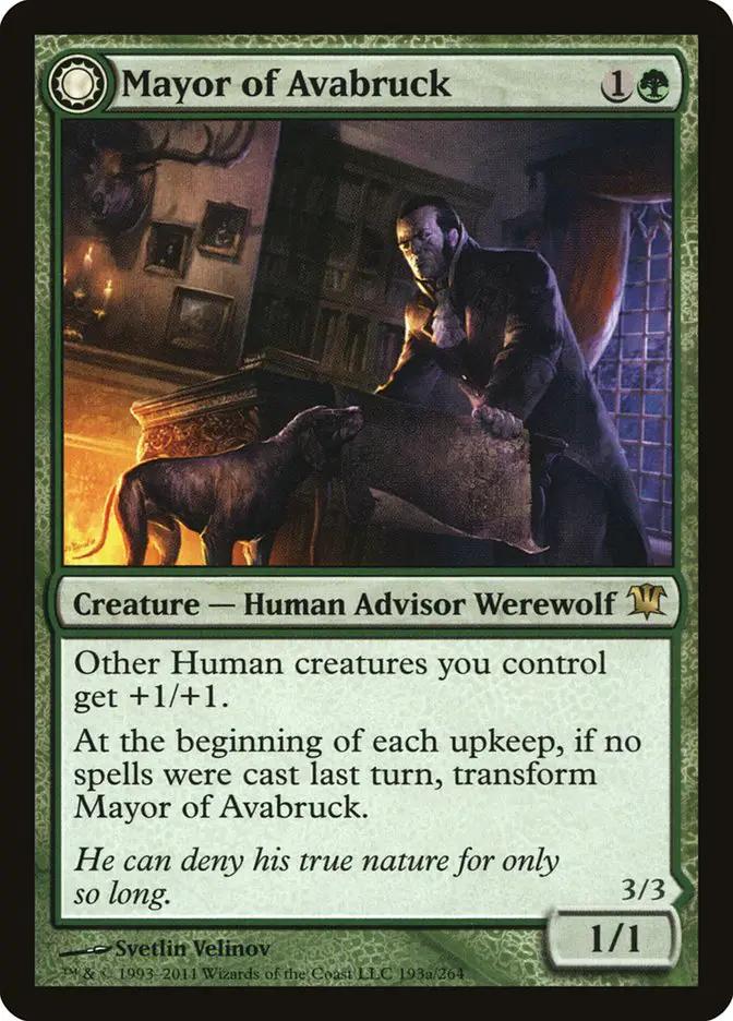 Mayor of Avabruck // Howlpack Alpha (ISD-193) - Innistrad: (Double Faced Transform)