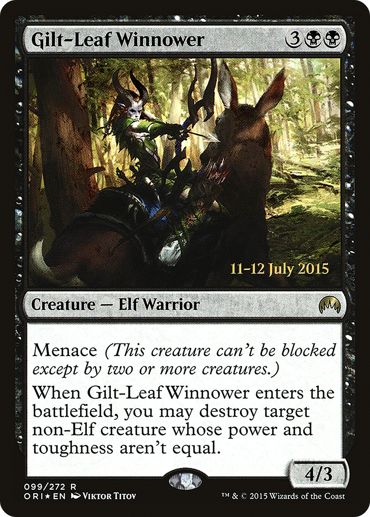Gilt-Leaf Winnower (PRE-99S) - Magic Origins Promos Foil