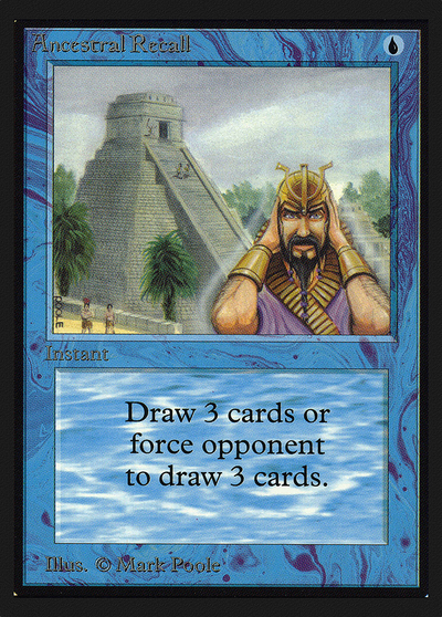 Ancestral Recall (IED-048) - Intl. Collectors' Edition