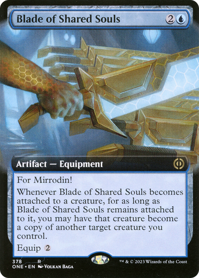 Blade of Shared Souls (ONE-378) - Phyrexia: All Will Be One: (Extended Art)