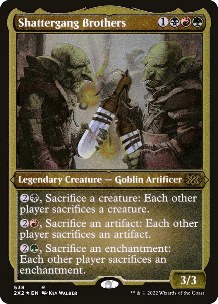 Shattergang Brothers (2X2-538) - Double Masters 2022 Foil