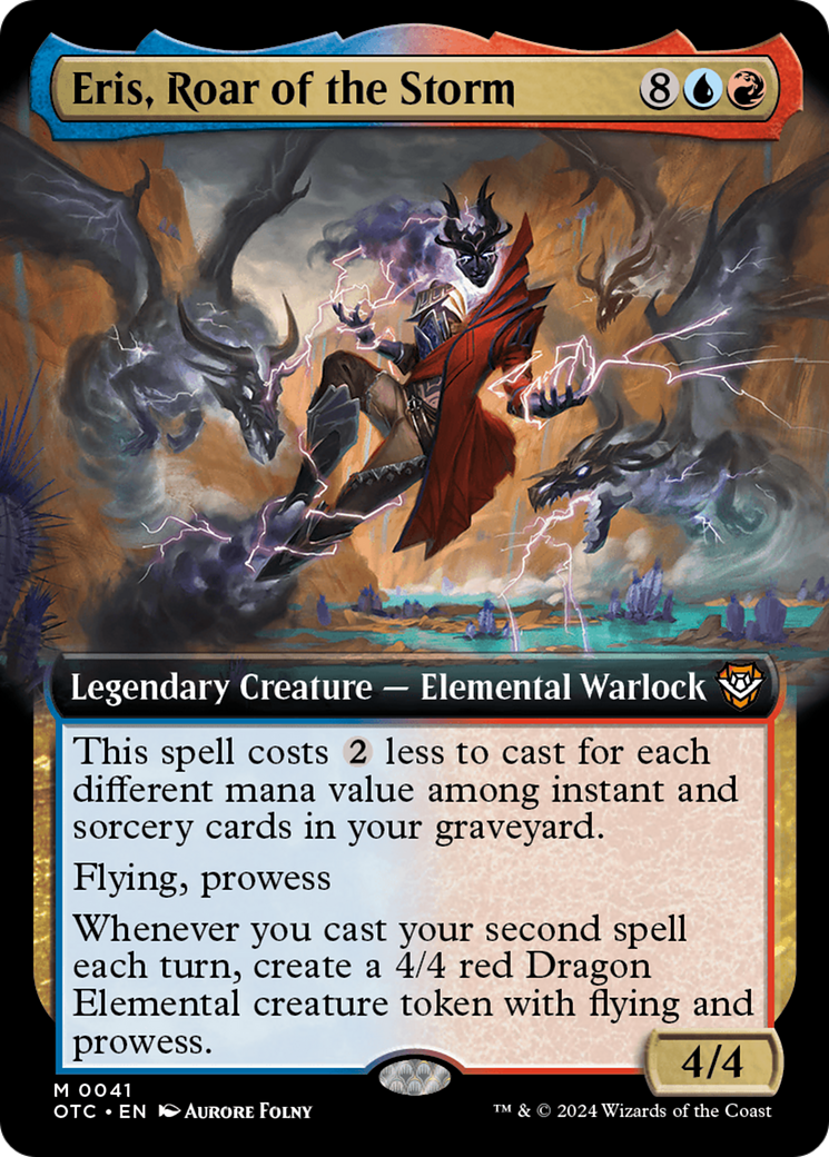 Eris, Roar of the Storm (OTC-041) - Outlaws of Thunder Junction Commander: (Extended Art)