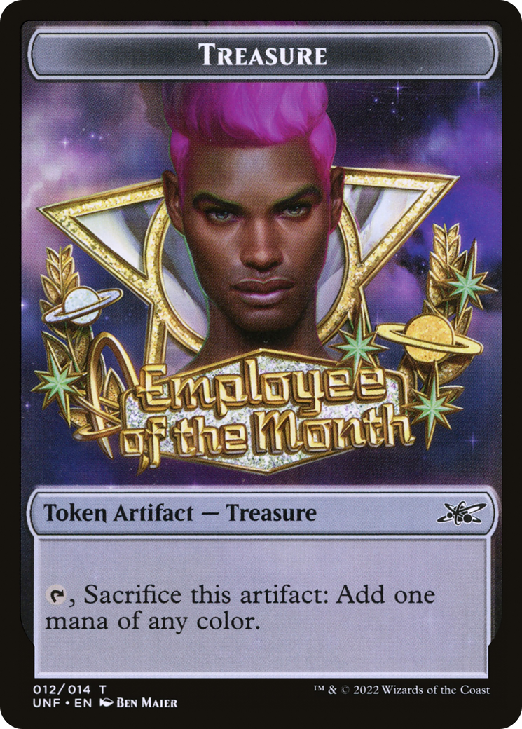 Treasure (UNF-012) - Unfinity Tokens Foil