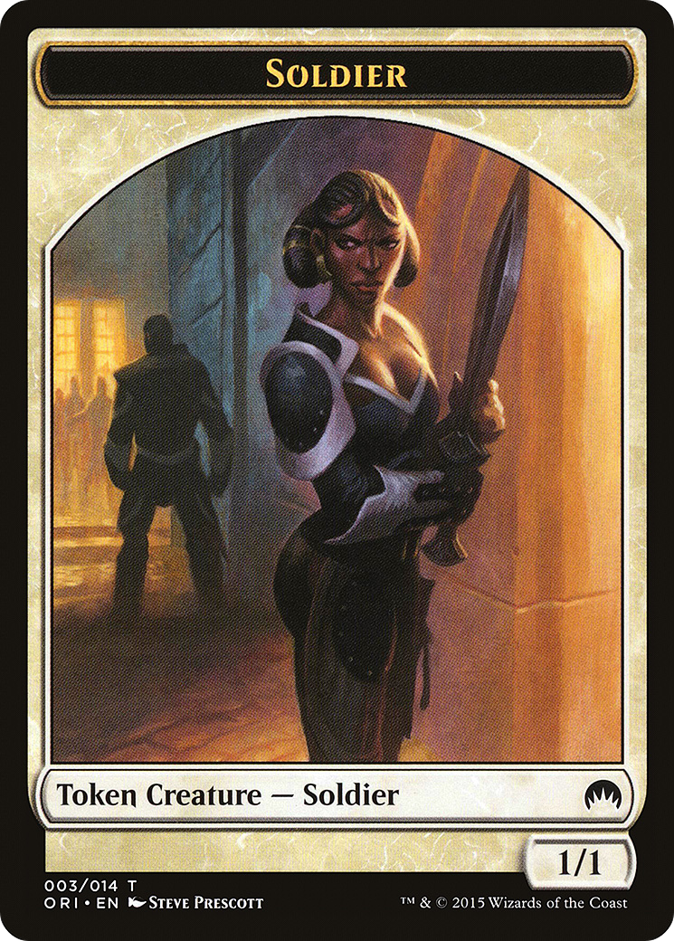 Soldier (ORI-003) - Magic Origins Tokens