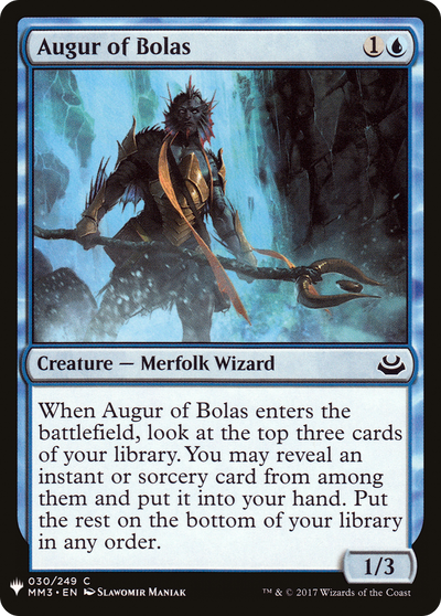 Augur of Bolas (LIST-MM3-30) - The List