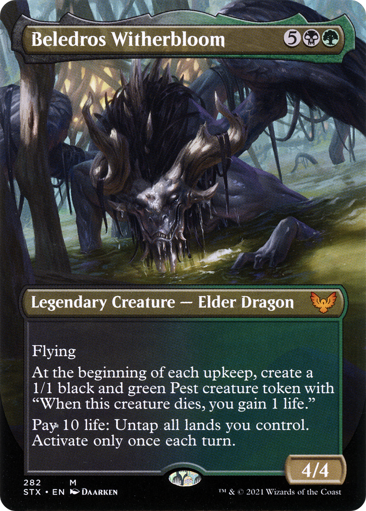 Beledros Witherbloom (STX-282) - Strixhaven: School of Mages (Borderless) Foil