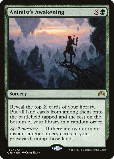 Animist's Awakening (ORI-169) - Magic Origins Foil