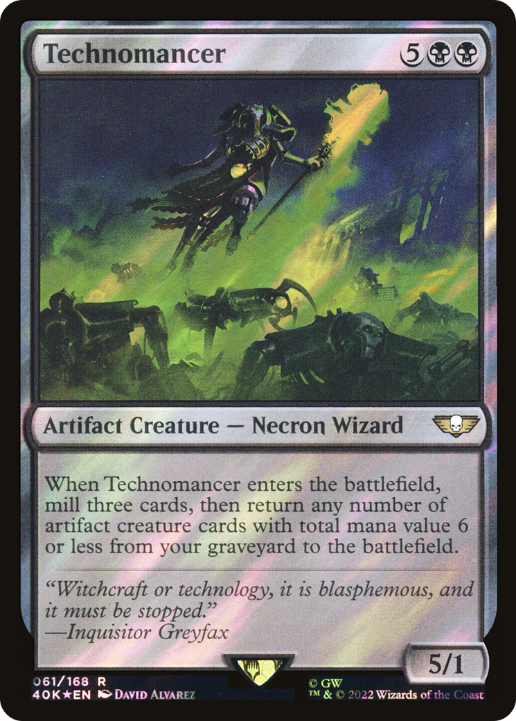 Technomancer (40K-061) - Warhammer 40,000 Commander Foil