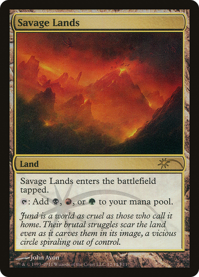 Savage Lands (FNM-012) - Friday Night Magic 2011 Foil