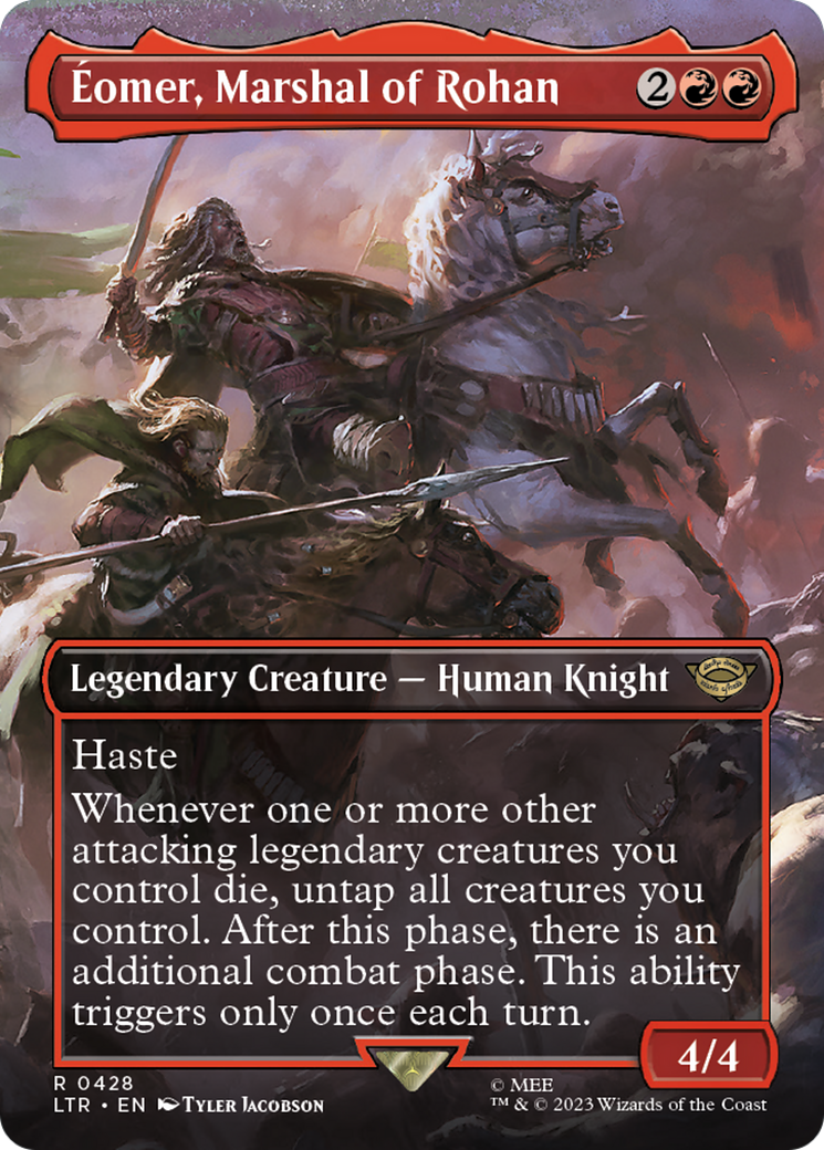 Éomer, Marshal of Rohan (LTR-428) - The Lord of the Rings: Tales of Middle-earth (Borderless) Foil