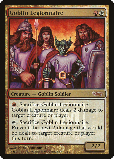 Goblin Legionnaire (FNM-006) - Friday Night Magic 2007 Foil