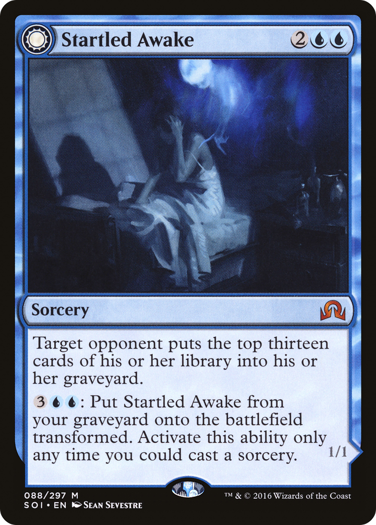 Startled Awake // Persistent Nightmare (SOI-088) - Shadows over Innistrad: (Double Faced Transform) Foil
