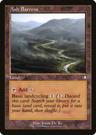 Ash Barrens (Retro Frame) (BRC-174) - The Brothers' War Commander