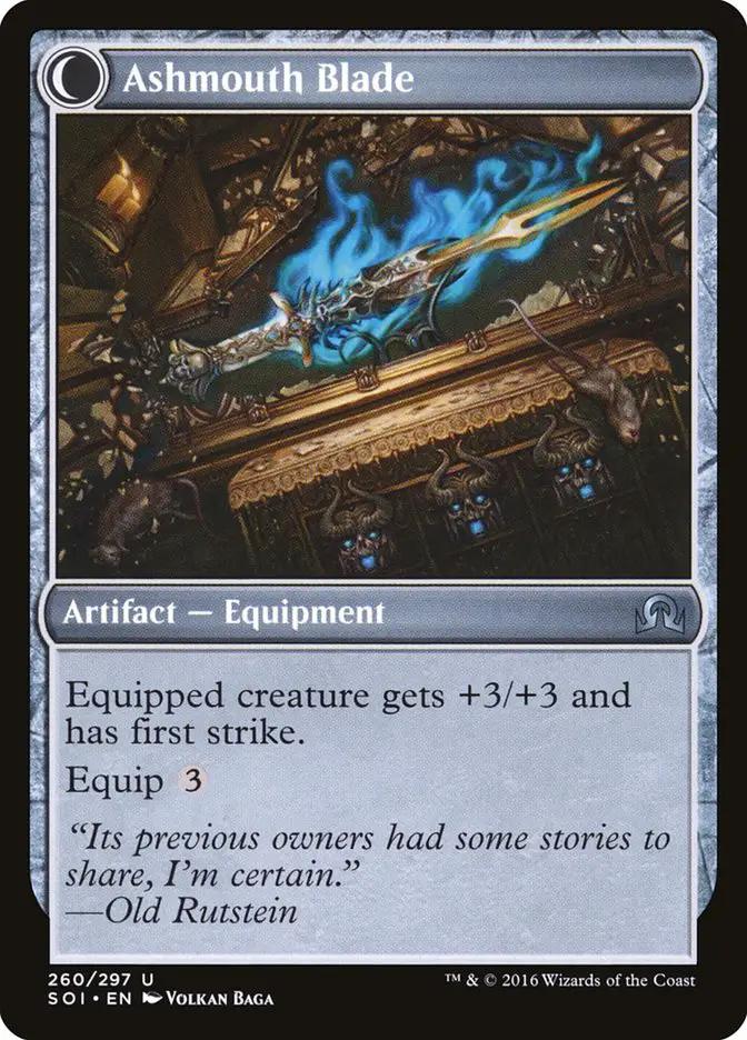 Neglected Heirloom // Ashmouth Blade (SOI-260) - Shadows over Innistrad: (Double Faced Transform)