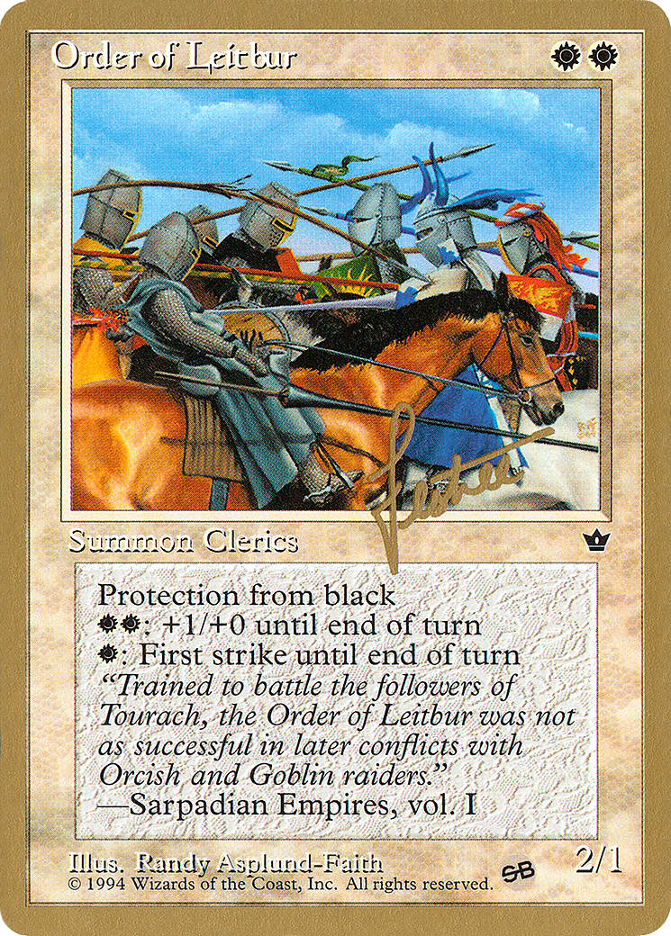 Order of Leitbur (WCD-BL16CSB) - Pro Tour Collector Set