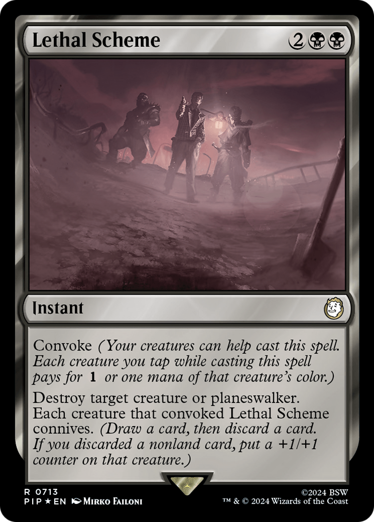 Lethal Scheme (PIP-713) - Fallout Foil