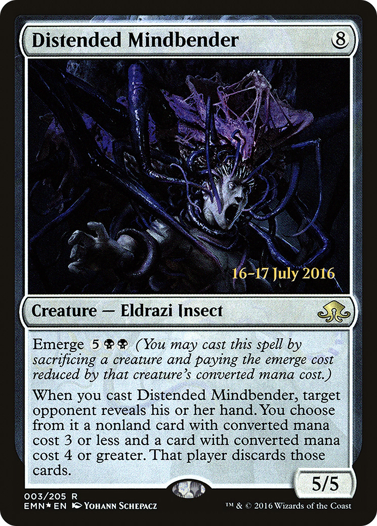 Distended Mindbender (PRE-03S) - Eldritch Moon Promos Foil