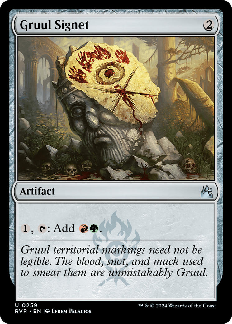 Gruul Signet (RVR-259) - Ravnica Remastered Foil