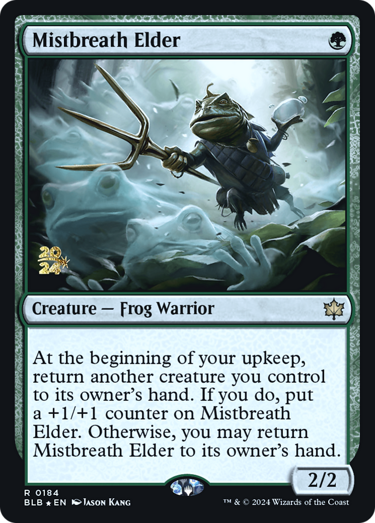 Mistbreath Elder (PRE-184) - Bloomburrow Promos Foil