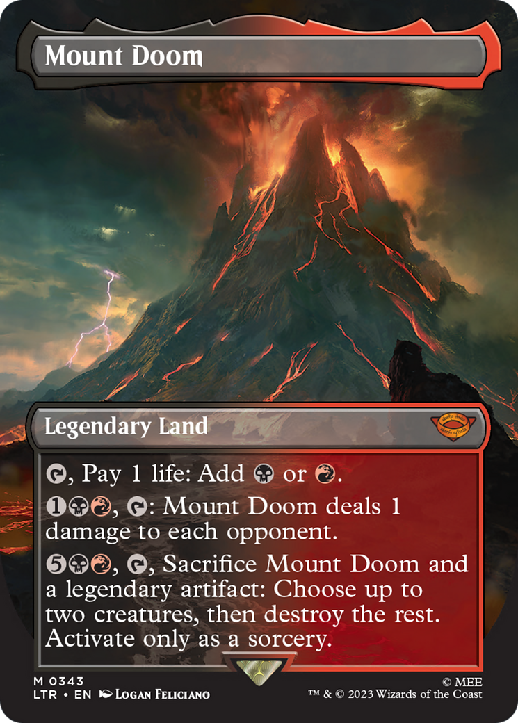 Mount Doom (LTR-343) - The Lord of the Rings: Tales of Middle-earth (Borderless)