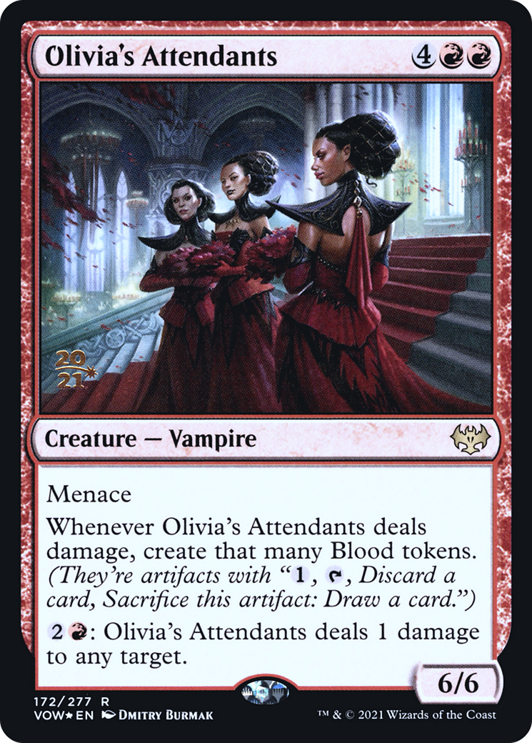 Olivia's Attendants (PRE-172S) - Innistrad: Crimson Vow Promos Foil