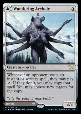 Wandering Archaic // Explore the Vastlands (STX-006) - Strixhaven: School of Mages Foil