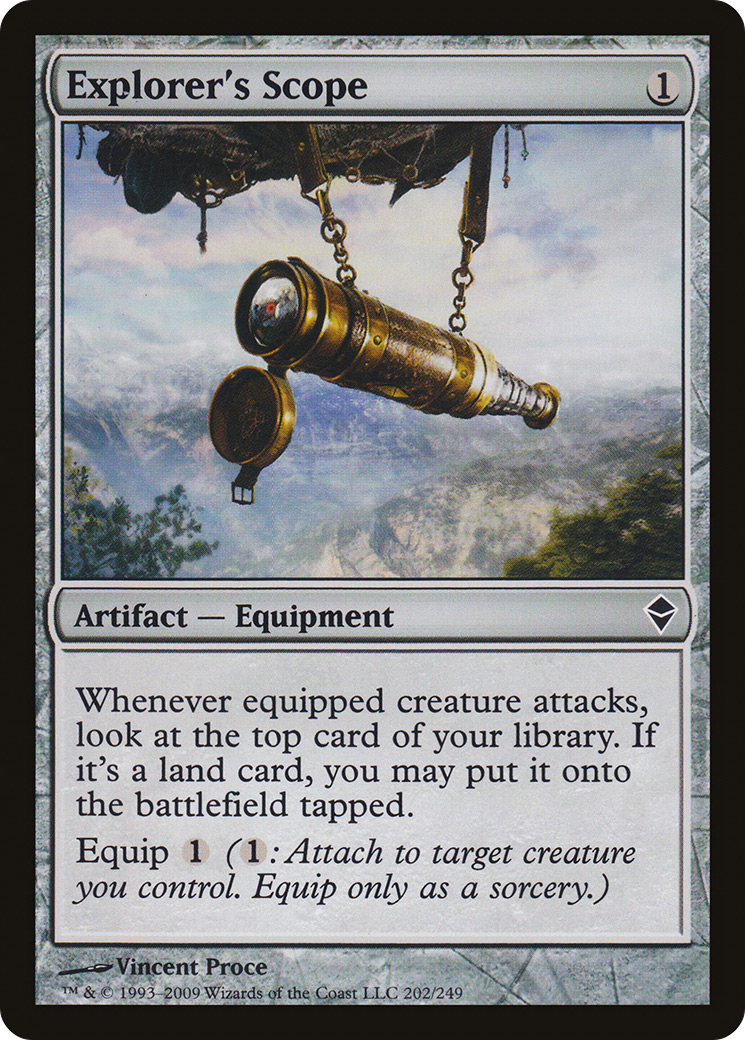 Explorer's Scope (ZEN-202) - Zendikar Foil