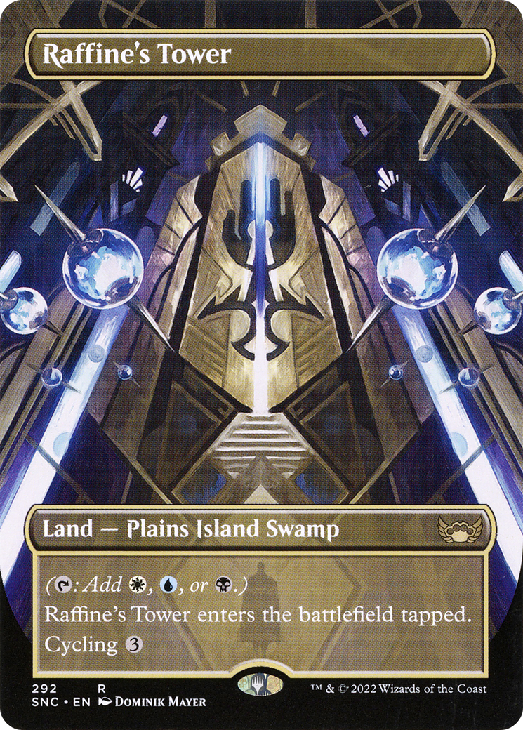 Raffine's Tower (SNC-292) - Streets of New Capenna (Borderless) Foil