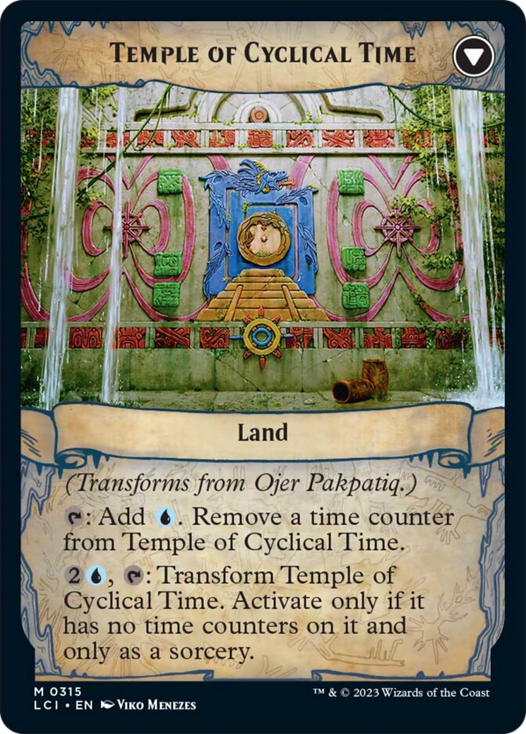 Ojer Pakpatiq, Deepest Epoch // Temple of Cyclical Time (LCI-315) - The Lost Caverns of Ixalan: (Showcase) Foil