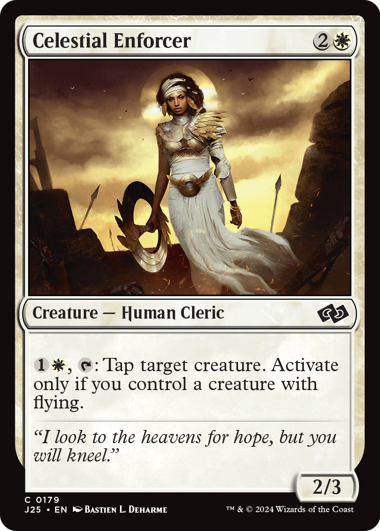 Celestial Enforcer (J25-179) - Foundations Jumpstart