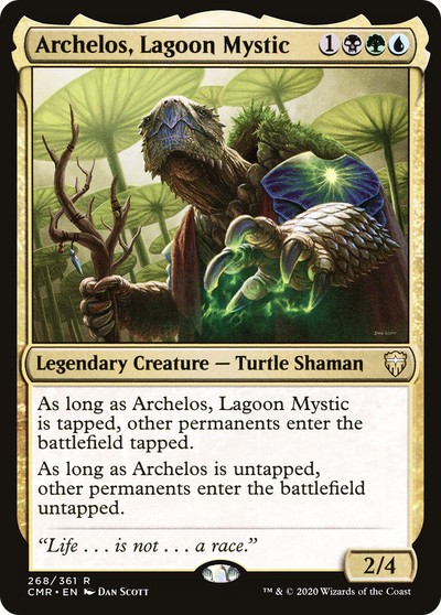 Archelos, Lagoon Mystic (CMR-268) - Commander Legends