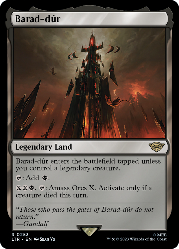 Barad-dûr (LTR-253) - The Lord of the Rings: Tales of Middle-earth Foil