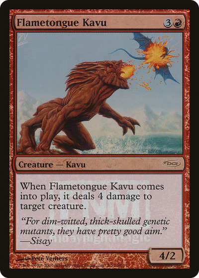 Flametongue Kavu (FNM-003) - Friday Night Magic 2005 Foil