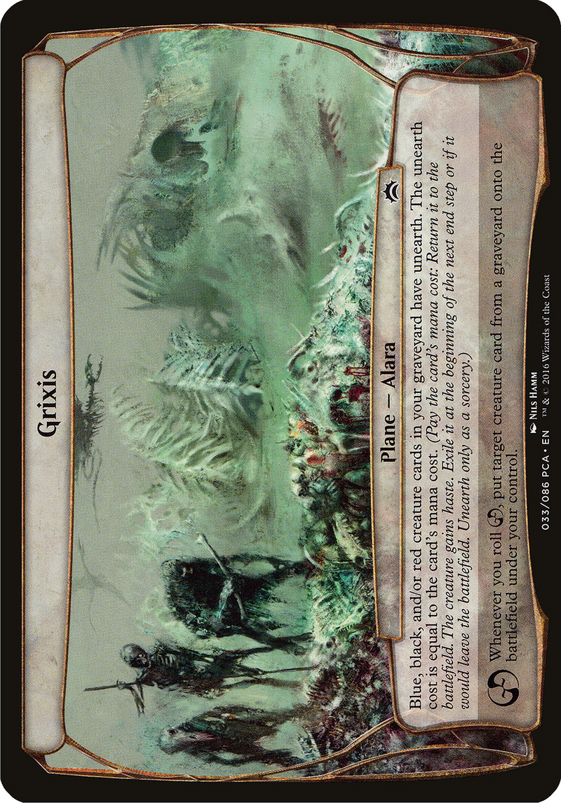 Grixis (OVER-033) - Planechase Anthology Planes