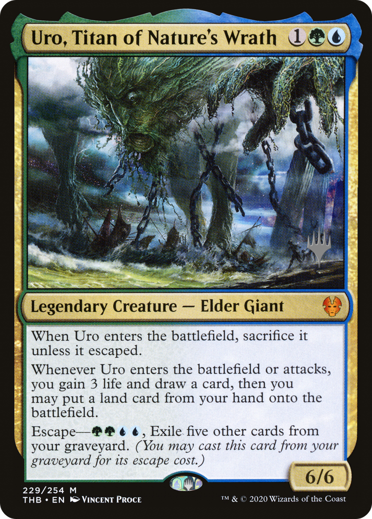 Uro, Titan of Nature's Wrath (PPTHB-229P) - Theros Beyond Death Promos