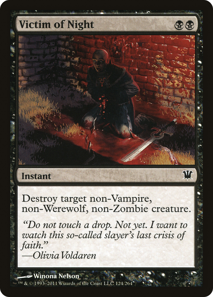 Victim of Night (ISD-124) - Innistrad Foil