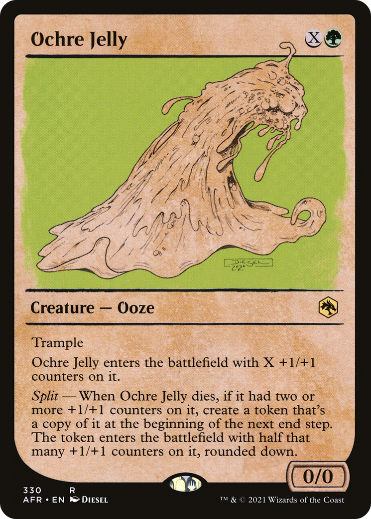 Ochre Jelly (AFR-330) - Adventures in the Forgotten Realms: (Showcase) Foil