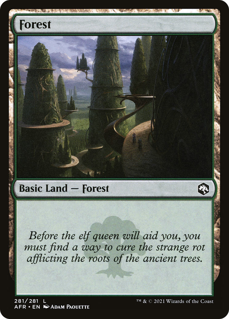 Forest (AFR-281) - Adventures in the Forgotten Realms Foil