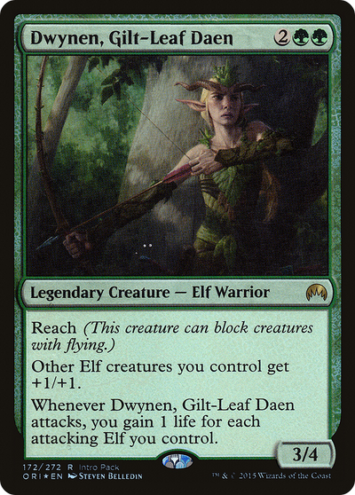 Dwynen, Gilt-Leaf Daen (UMP-172) - Magic Origins Promos Foil