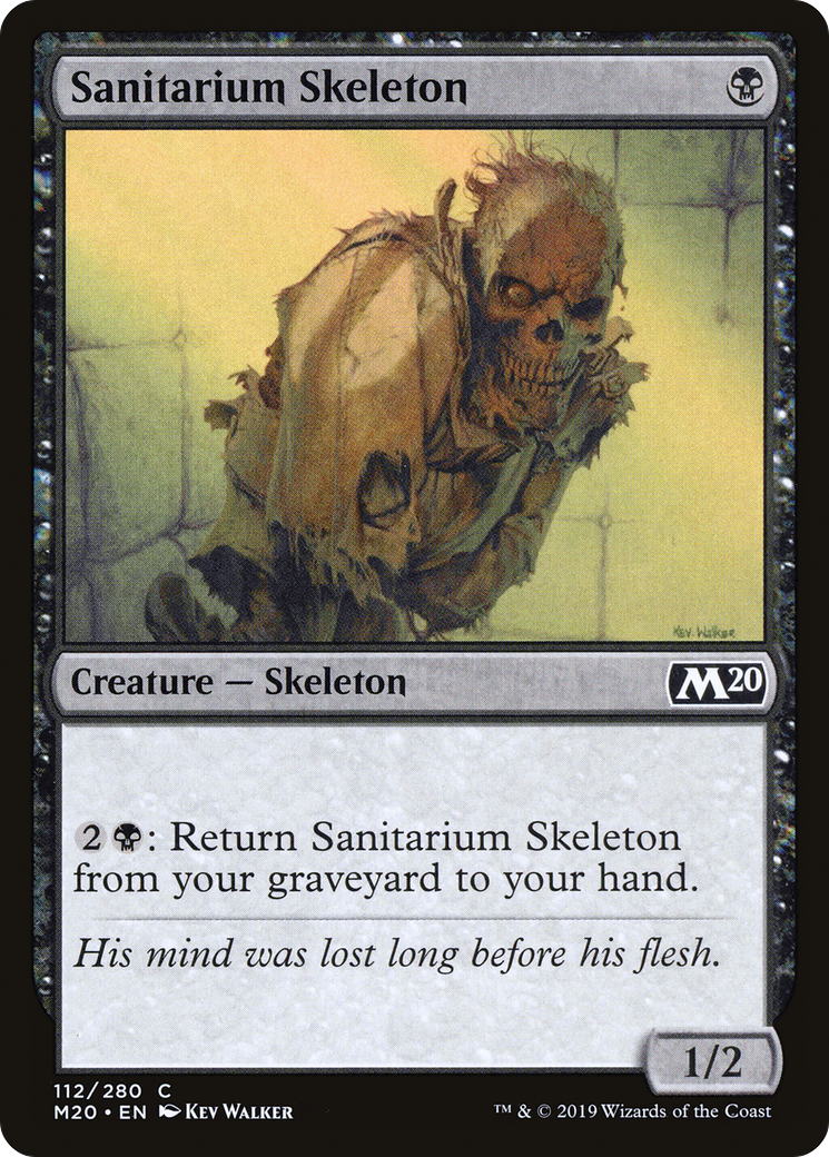 Sanitarium Skeleton (M20-112) - Core Set 2020 Foil