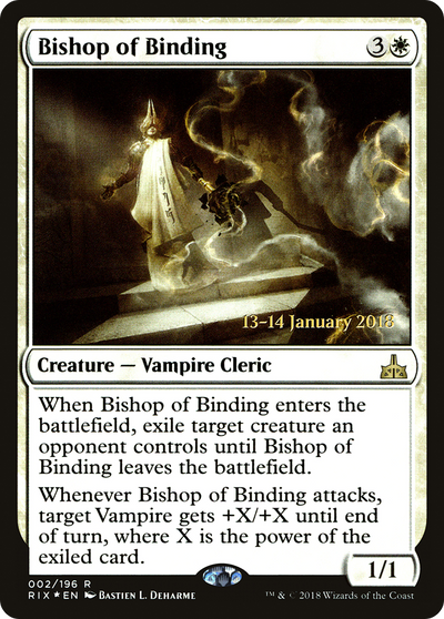 Bishop of Binding (PRE-02S) - Rivals of Ixalan Promos Foil